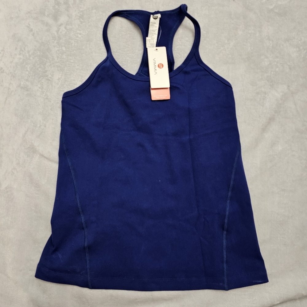 VIMMIA NWT Active Racerback Tank Top Blue  Size M